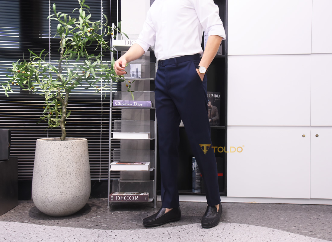 Giày cao 6cm siêu nhẹ vân kẻ caro 12